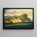 Felucca vor Gibraltar - Thomas Chambers — gerahmtes Bild an der Wand
