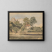 Landschaft - Thomas Churchyard — gerahmtes Bild an der Wand