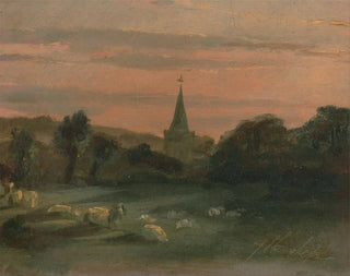 Kirche von Stoke Poges - Thomas Churchyard — Ansicht des Kunstwerks