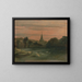 Kirche von Stoke Poges - Thomas Churchyard — gerahmtes Bild an der Wand