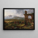 Blick nahe Tivoli, Morgen - Thomas Cole — gerahmtes Bild an der Wand