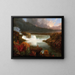 Vue lointaine des chutes du Niagara - Thomas Cole — gerahmtes Bild an der Wand