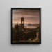 L'hymne des Vêpres - Thomas Cole — gerahmtes Bild an der Wand