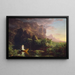 Der Lebensreise: Kindheit - Thomas Cole — gerahmtes Bild an der Wand