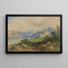 Landschaft mit Bergsee - Thomas Colman Dibdin — gerahmtes Bild an der Wand