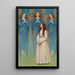 Eine Vision von Engeln - Thomas Cooper Gotch — gerahmtes Bild an der Wand