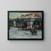Vers la maison - Thomas Corsan Morton — gerahmtes Bild an der Wand