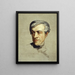 Studie gemacht nach Jules Michelet - Thomas Couture — gerahmtes Bild an der Wand