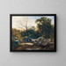 Repos en chemin - Thomas Creswick — gerahmtes Bild an der Wand