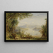Ansicht des Hudson-Flusses - Thomas Creswick — gerahmtes Bild an der Wand