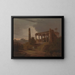 Landschaft Indien mit Tempelruinen - Thomas Daniell — gerahmtes Bild an der Wand