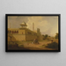 Jama Masjid Delhi - Thomas Daniell — gerahmtes Bild an der Wand