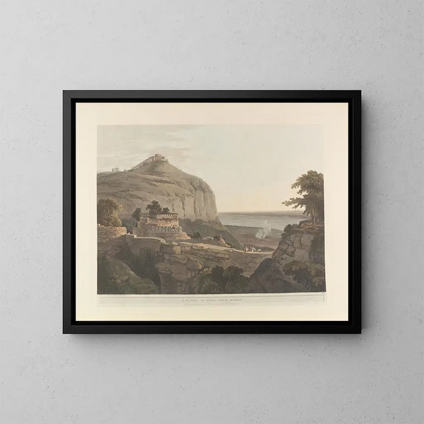 Szene orientalisch Pl20 - Thomas Daniell — gerahmtes Bild an der Wand