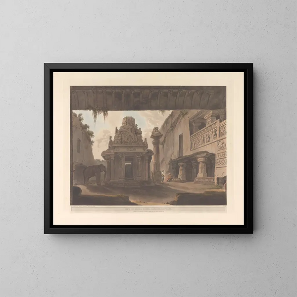 Szene orientalisch Pl32 - Thomas Daniell — gerahmtes Bild an der Wand