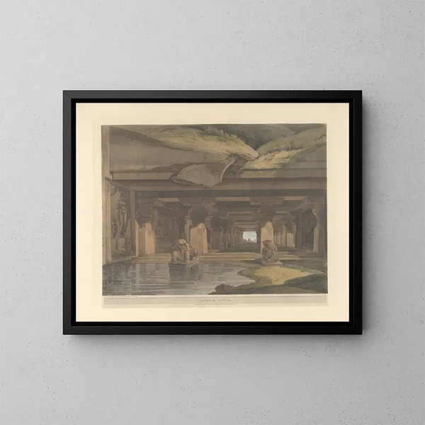 Szene orientalisch Pl34 - Thomas Daniell — gerahmtes Bild an der Wand