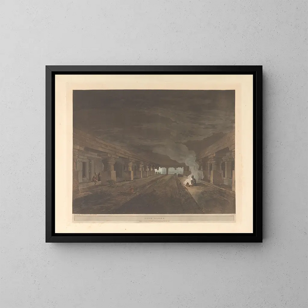 Szenen aus dem Orient Pl48 - Thomas Daniell — gerahmtes Bild an der Wand