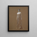 La robe de soirée - Thomas Dewing — gerahmtes Bild an der Wand