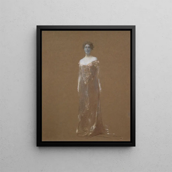 Thomas Dewing - The Evening Dress.webp