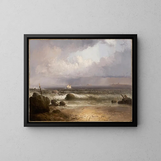 Thomas Doughty - Coming Squall Nahant Beach with a Summer Shower.webp