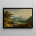 Zwei Fischer - Thomas Doughty — gerahmtes Bild an der Wand