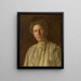 Annie C. Lochrey Husson Mrs. Louis Husson - Thomas Eakins — gerahmtes Bild an der Wand