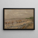 Halage de la Seine - Thomas Eakins — gerahmtes Bild an der Wand