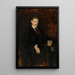 Portrait des Dr. Joseph Leidy II - Thomas Eakins — gerahmtes Bild an der Wand