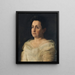 Portrait von Frau Matilda Searight - Thomas Eakins — gerahmtes Bild an der Wand