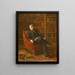 Chevalier Fitzgerald - Thomas Eakins — gerahmtes Bild an der Wand