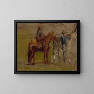 Thomas Eakins - Study for Cowboys in the Badlands.webp