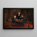 Die Schachspieler - Thomas Eakins — gerahmtes Bild an der Wand