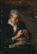 Frau beim Stricken - Thomas Eakins — Ansicht des Kunstwerks