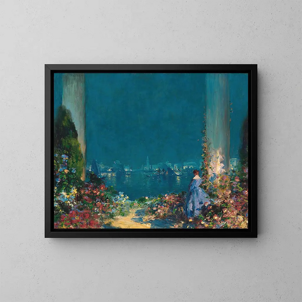 Eine verzauberte Abend in Venedig - Thomas Edwin Mostyn — gerahmtes Bild an der Wand