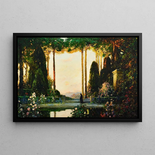 Thomas Edwin Mostyn - An enchanted garden.webp