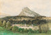 Vue de Bad Aussee avec le mont Loser - Thomas Ender — Ansicht des Kunstwerks