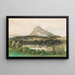 Vue de Bad Aussee avec le mont Loser - Thomas Ender — gerahmtes Bild an der Wand