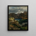Ansicht des Gardasees - Thomas Ender — gerahmtes Bild an der Wand