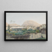 Ansicht eines Gartens in Bozen - Thomas Ender — gerahmtes Bild an der Wand