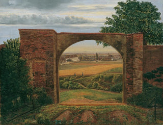 Die Tür des Friedhofs in der Nähe von Wien - Thomas Ender — Ansicht des Kunstwerks