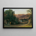 Landschaft bei Ischl - Thomas Ender — gerahmtes Bild an der Wand