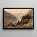 im Zillertal - Thomas Ender — gerahmtes Bild an der Wand