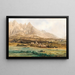 Pfarrwerfen im Pongau und das Tennengebirge - Thomas Ender — gerahmtes Bild an der Wand