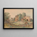 Ruine des Schlosses Muráň in der Slowakei - Thomas Ender — gerahmtes Bild an der Wand