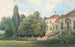 Villa in einem Park - Thomas Ender — Ansicht des Kunstwerks