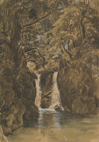 Thomas Fearnley - A View of Lower Rydal Falls Cumbria.webp
