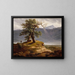 Landschaft mit einem Reisenden - Thomas Fearnley — gerahmtes Bild an der Wand