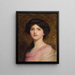 Portrait de Camille, fille de Sutton Palmer - Thomas Francis Dicksee — gerahmtes Bild an der Wand