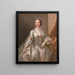 Mme Wardle - Thomas Frye — gerahmtes Bild an der Wand