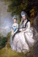 Hester Comtesse de Sussex und ihre Tochter Lady Barbara Yelverton - Thomas Gainsborough — Ansicht des Kunstwerks