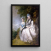 Hester Comtesse de Sussex und ihre Tochter Lady Barbara Yelverton - Thomas Gainsborough — gerahmtes Bild an der Wand
